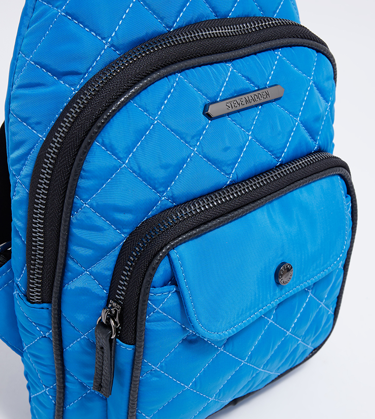 BHOOK Quilted Zippered Backpack
