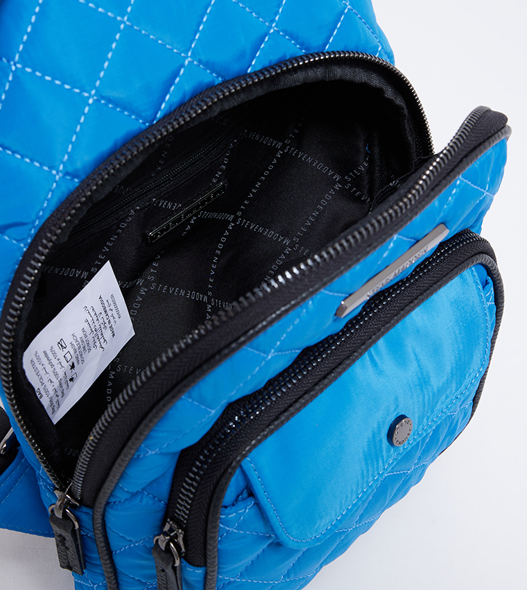BHOOK Quilted Zippered Backpack