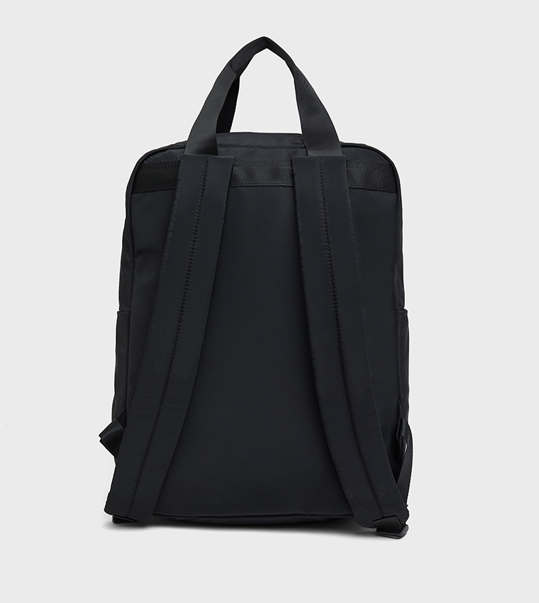 Solid Front Pocket Convertible Backpack