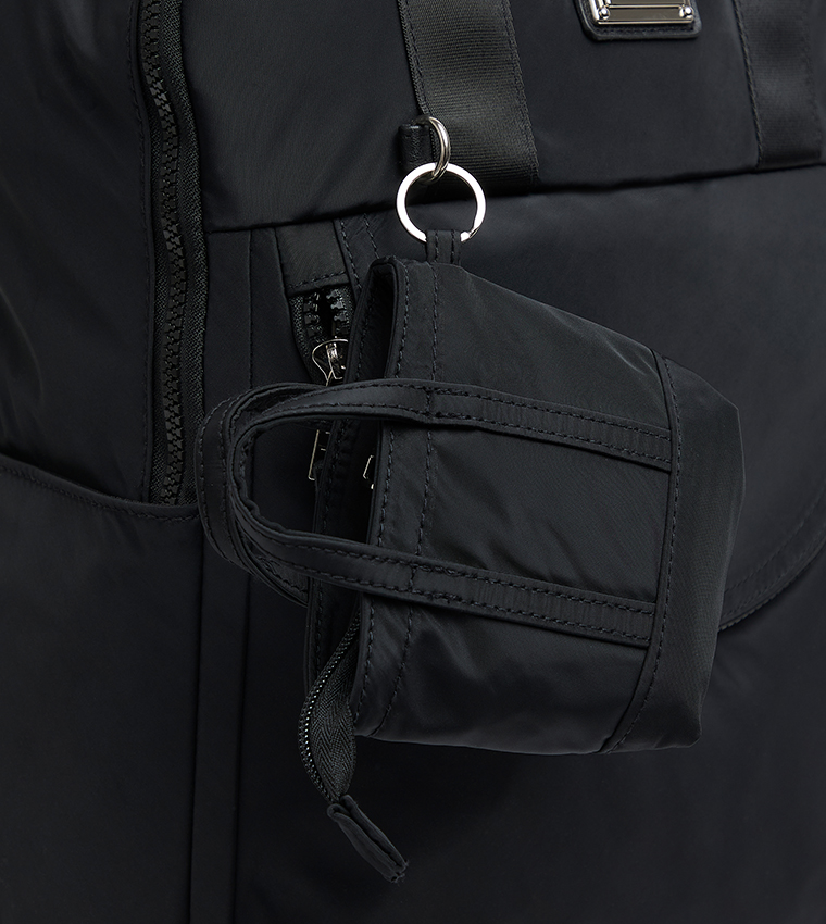 Solid Front Pocket Convertible Backpack