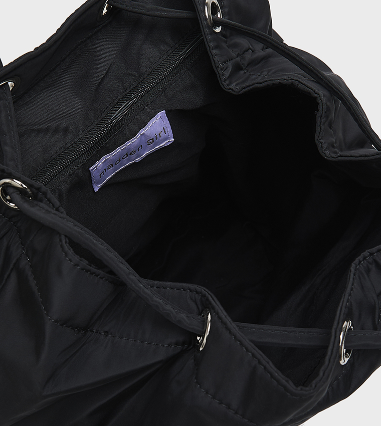 Solid Multipocket Flap Backpack