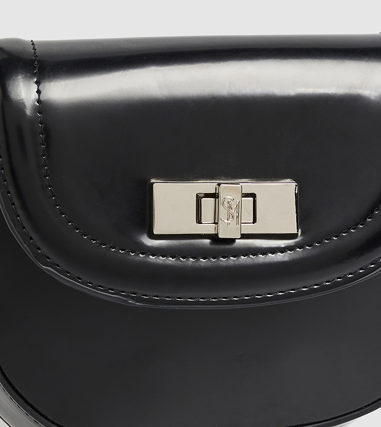 شنطة كتف سادة بقفل لف