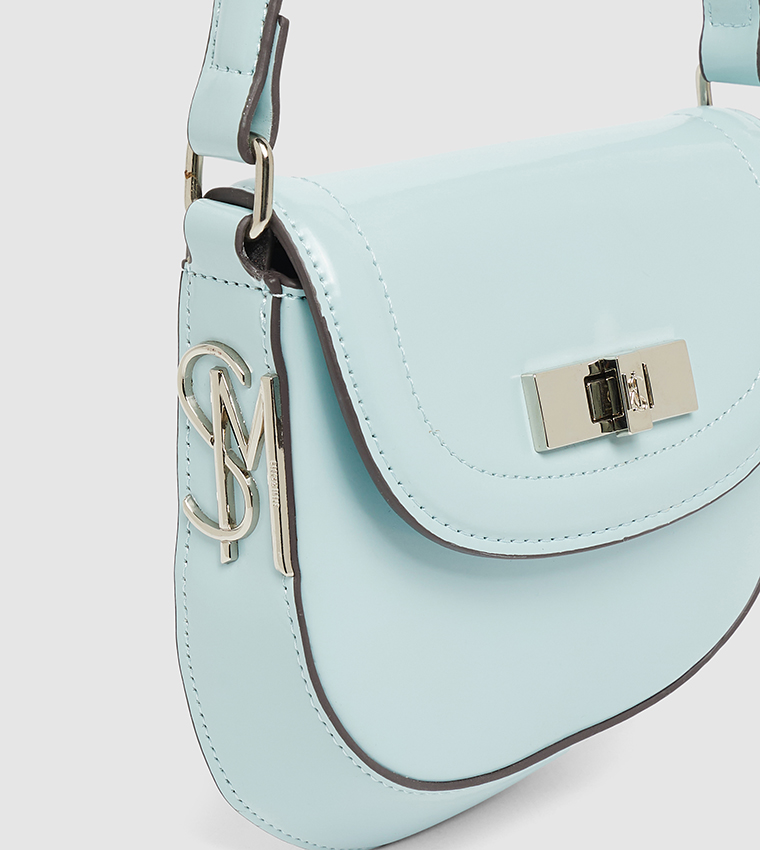 شنطة كتف سادة بقفل لف