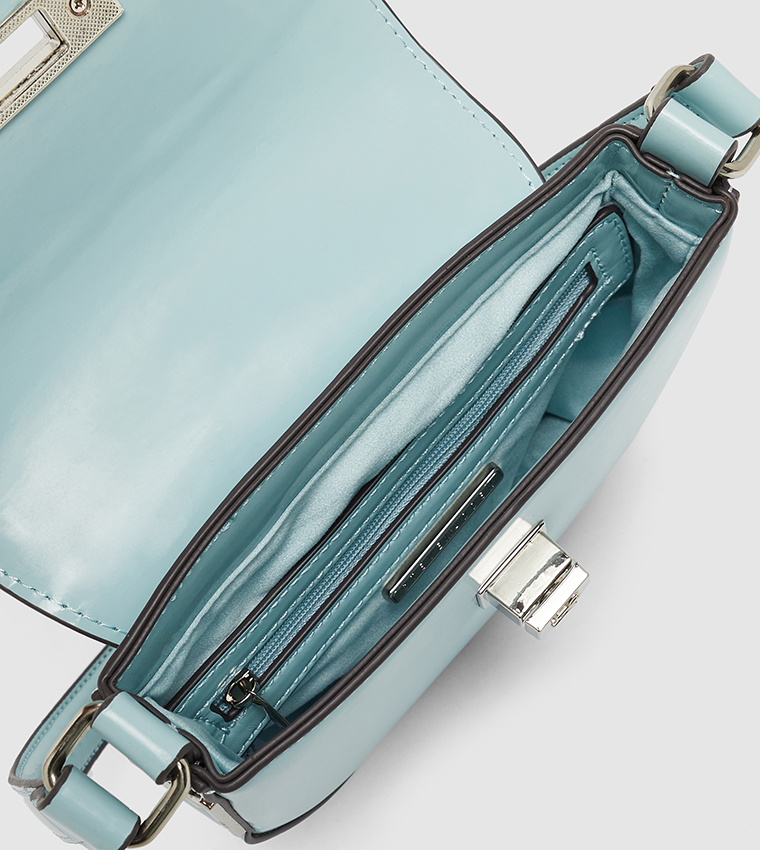 شنطة كتف سادة بقفل لف