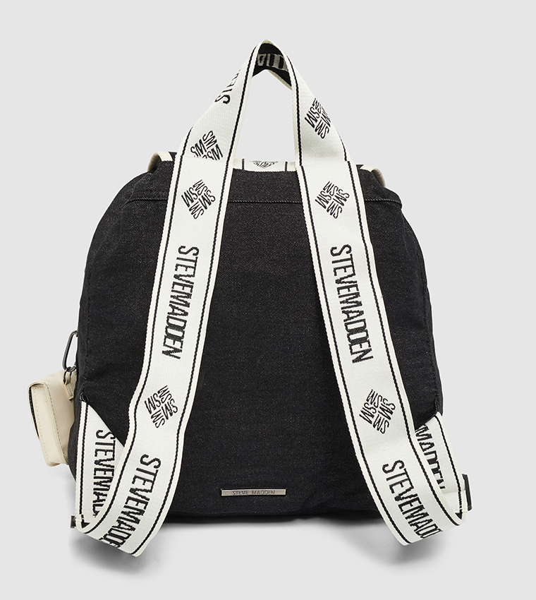 Logo Detail Front Pocket Flap Backpack