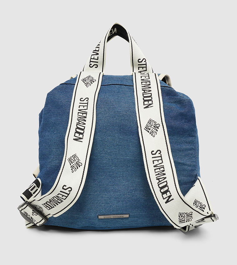 Logo Detail Front Pocket Flap Backpack