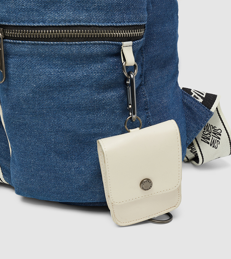 Logo Detail Front Pocket Flap Backpack