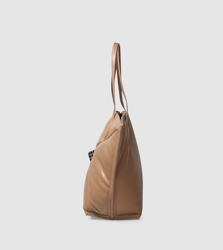 BVOLUME Quilted Tote Bag