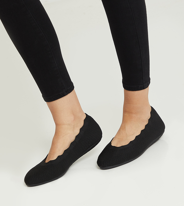 Skechers  Ballerinas - Black Ballerinas