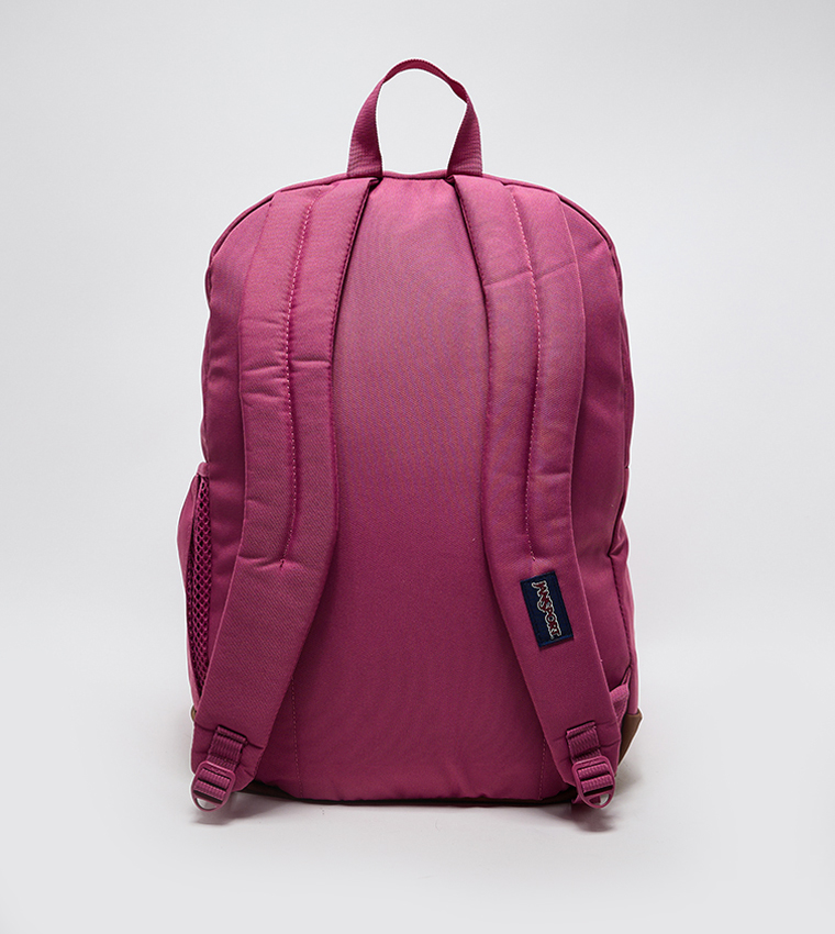 Label Detail Front Pocket Backpack