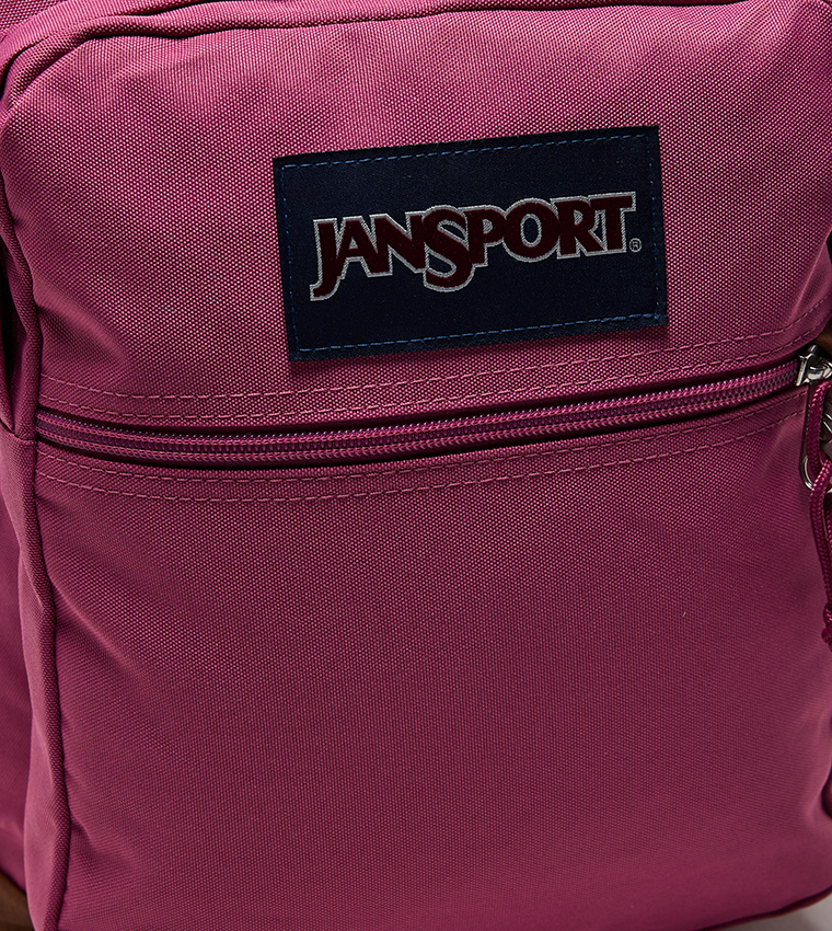 Label Detail Front Pocket Backpack