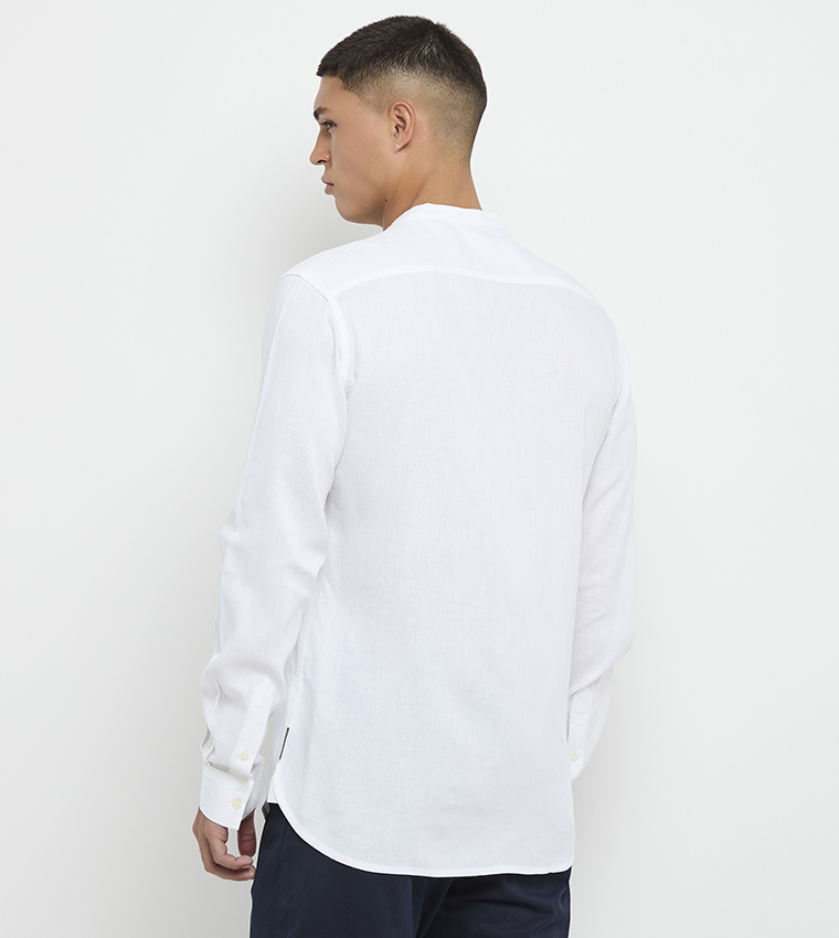فرنش كوليكشن  أكمام طويلة - أبيض Long Sleeves