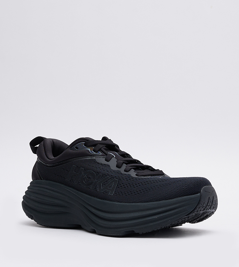 Buy Hoka BONDI 8 Lace Up Running Shoes In Black | 6thstreet Oman