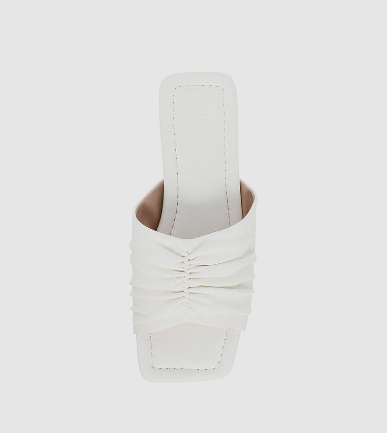 Steve Madden  Flat Sandals - White Flat Sandals