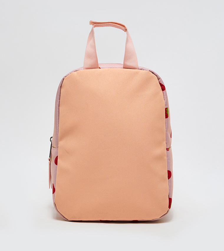 Printed Front Pocket Backpack