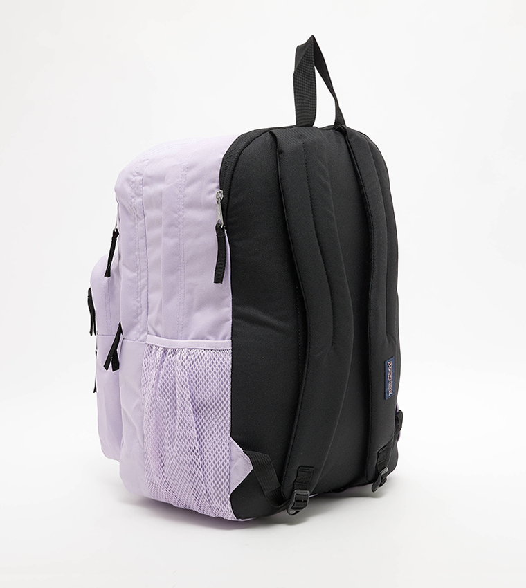 Logo Badge Zipper Backpack