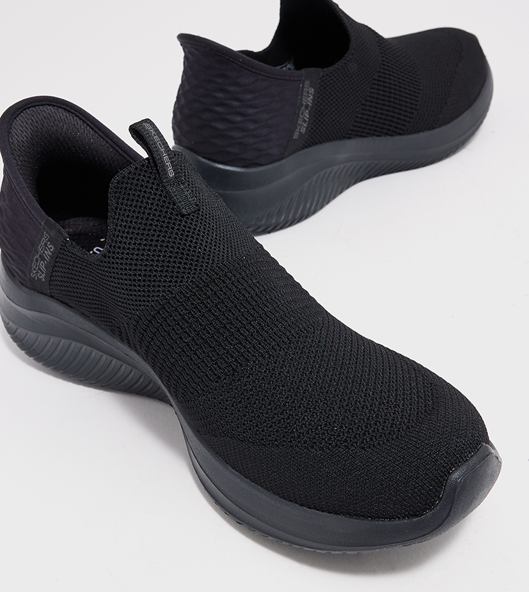 SLIP-INS ULTRA FLEX 3.0 - COZY STREAK Knitted Slip-On Shoes
