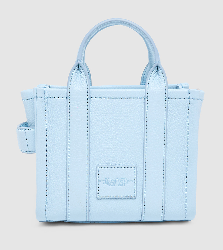 Textured Zip-Closure Tote Bag