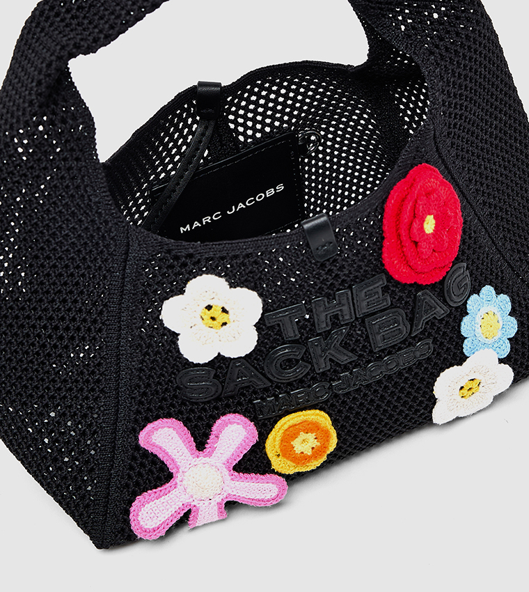Appliqued Mini Hobo Bag