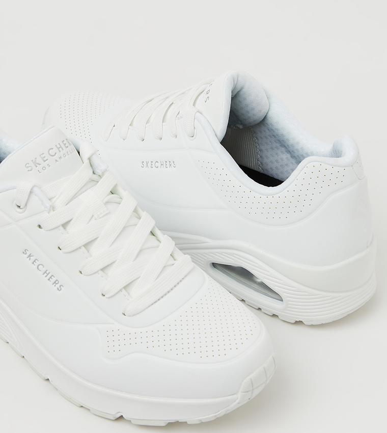 UNO Logo Detail Mid Top Sneakers