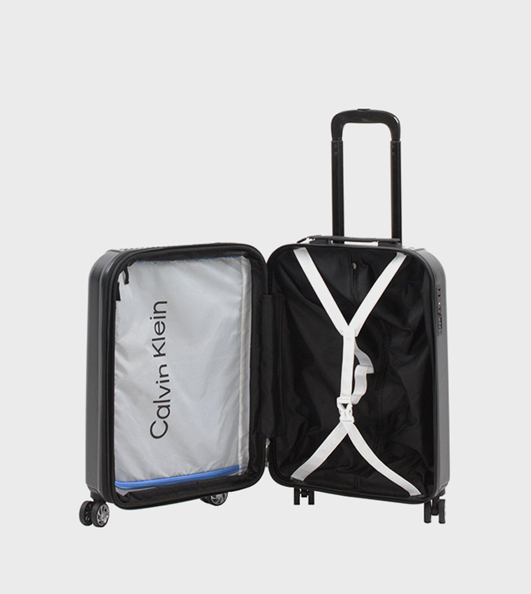 Est. In NYC Hard Shell Spinner Luggage Trolley Cabin Bag with TSA Lock - 20"