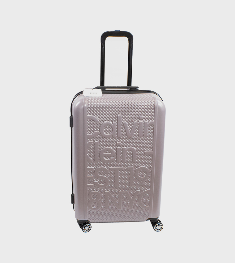 Est. In NYC Hard Shell Spinner Luggage Trolley Bag with TSA Lock - 28" (Large)