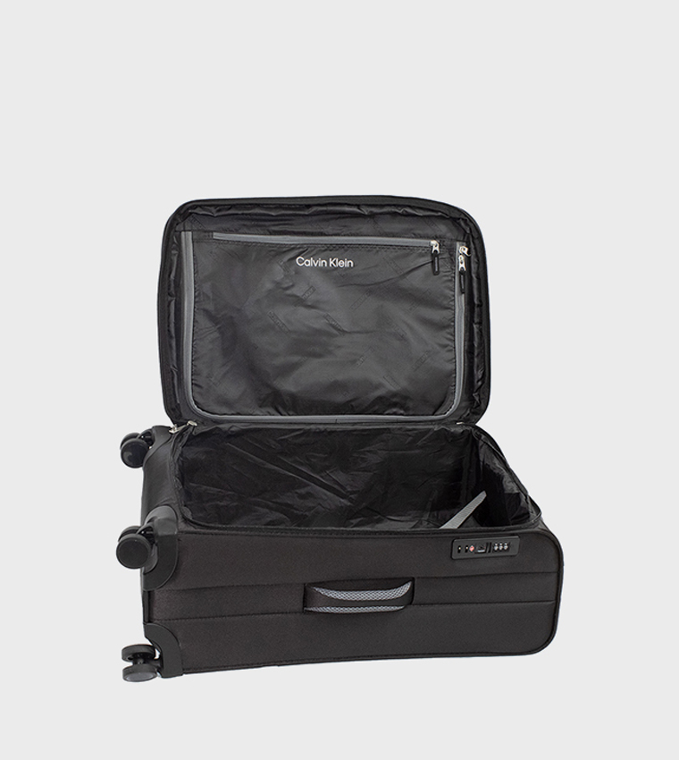 ROCK AWAY Soft Shell Spinner Luggage Trolley Bag with TSA Lock - 24" (Medium)