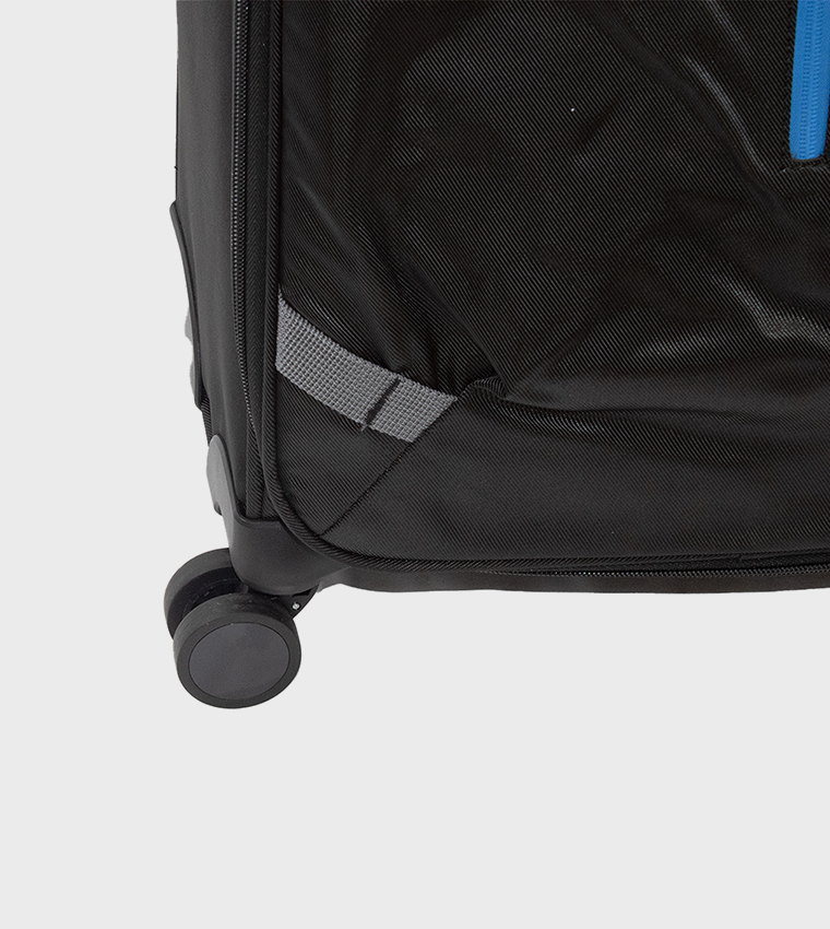 ROCK AWAY Soft Shell Spinner Luggage Trolley Bag with TSA Lock - 24" (Medium)