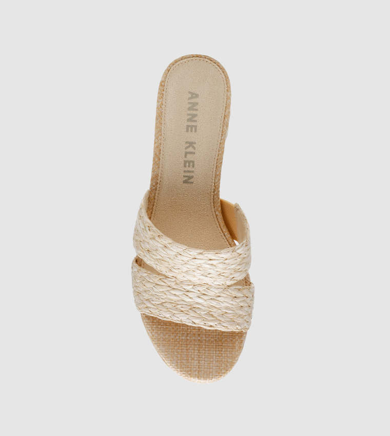 PALMER Raffia Platform Heel Sandals
