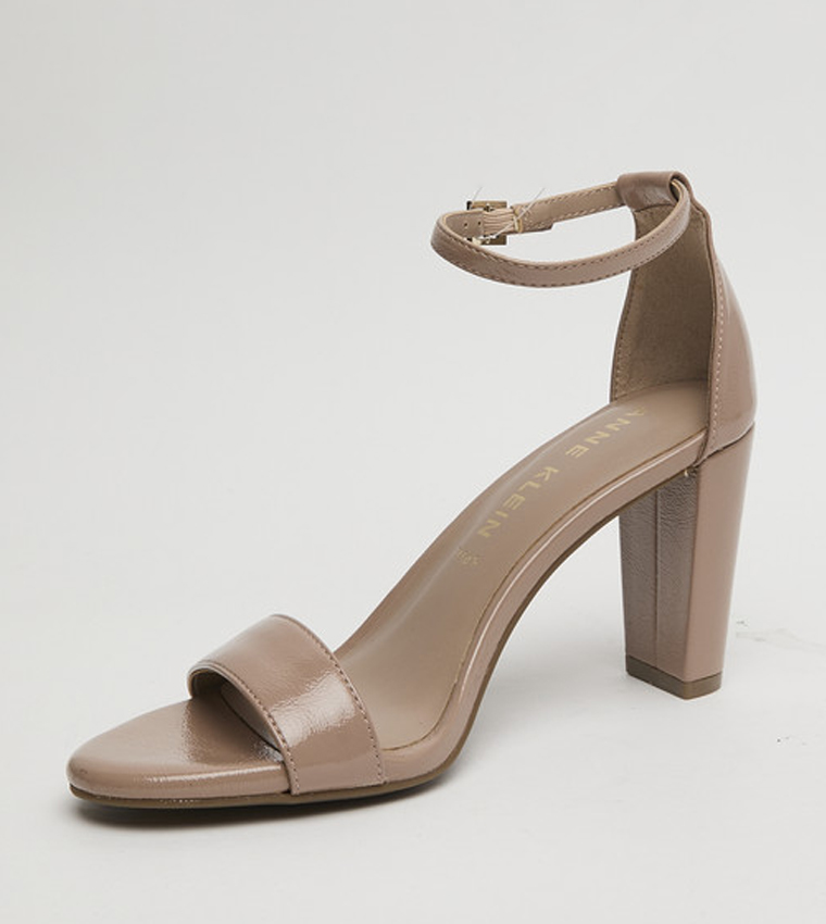 KOUR Ankle Strap Heel Sandals