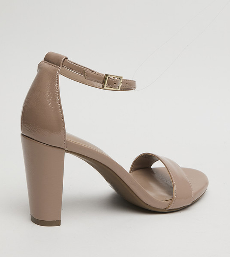 KOUR Ankle Strap Heel Sandals