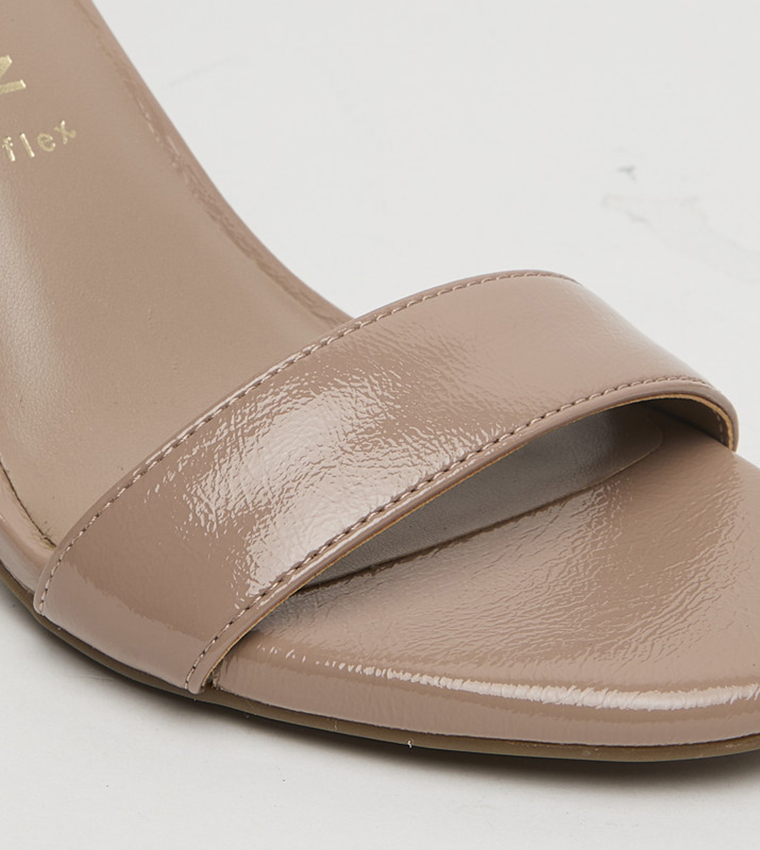 KOUR Ankle Strap Heel Sandals