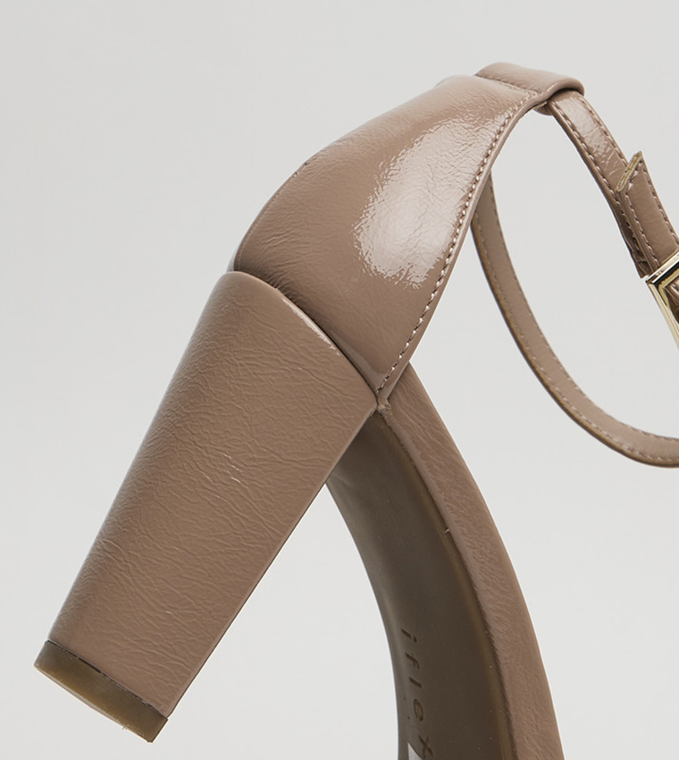 KOUR Ankle Strap Heel Sandals