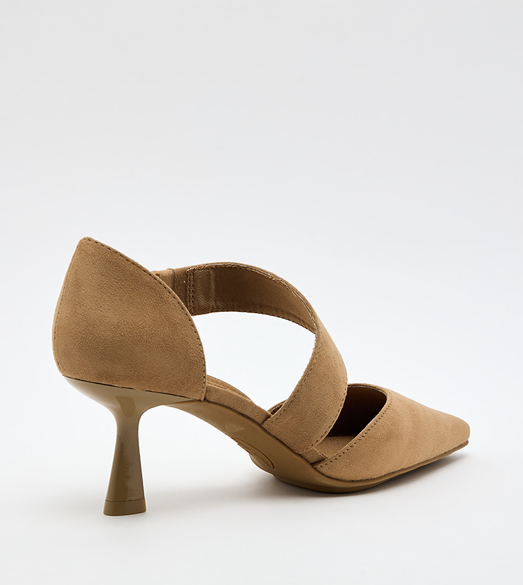 CERYS Textured Pointed Toe Pumps
