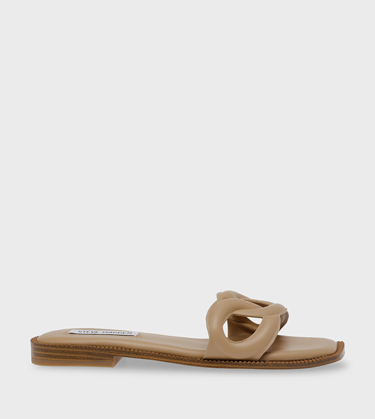 Steve Madden  Flat Sandals - Brown Flat Sandals