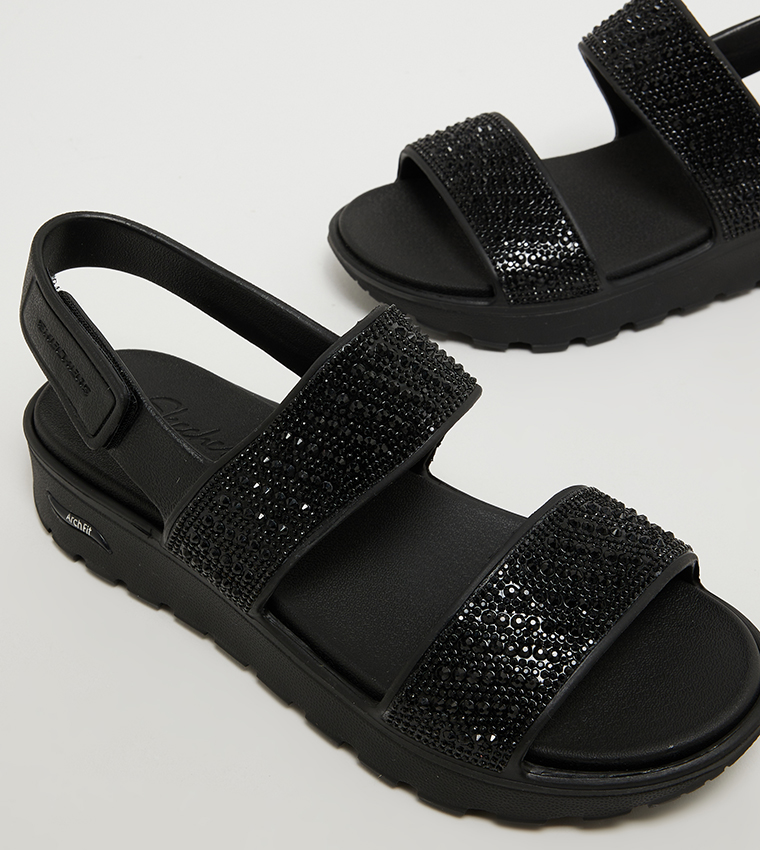 ARCH FIT FOOTSTEPS Embellished Comfort Sandals