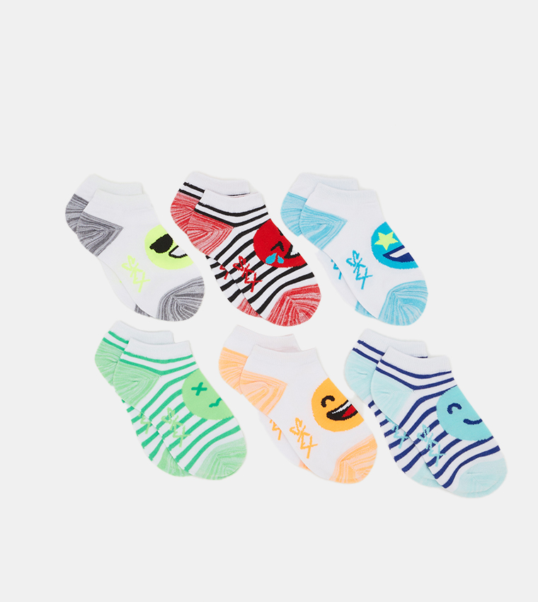 جوارب ولادي بقصة قصيرة 6 أزواج