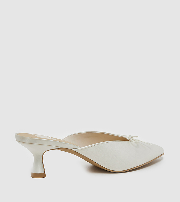 CLEO Bow Detail Mule Pumps