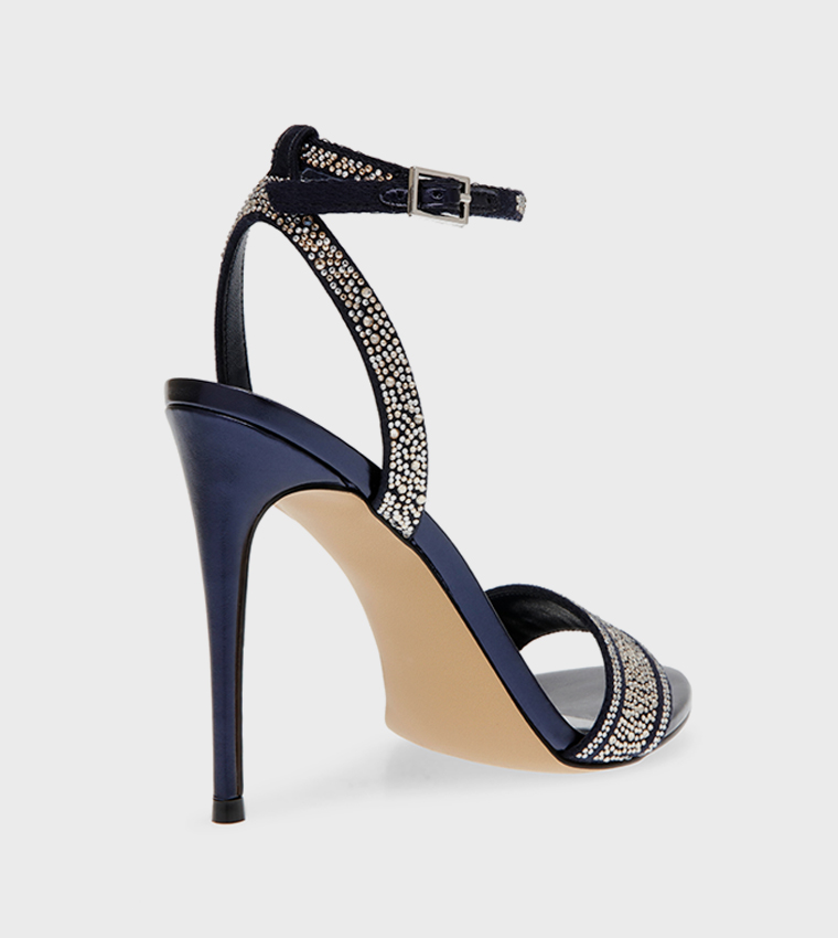 KNOCKOUT Embellished Heeled Sandals