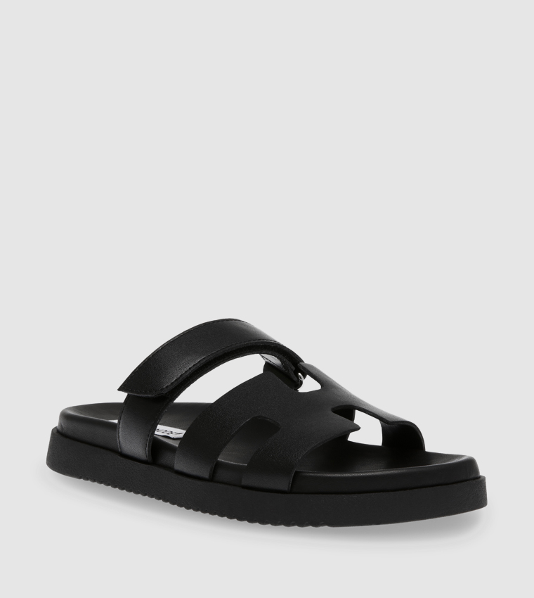 MAYVEN-CN Textured Flat Sandals