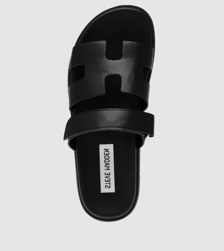 MAYVEN-CN Textured Flat Sandals