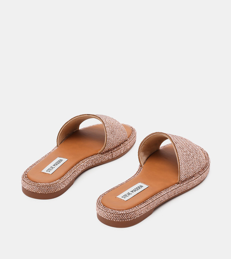 ستيف مادن  الصنادل المسطحة - بني  Flat Sandals