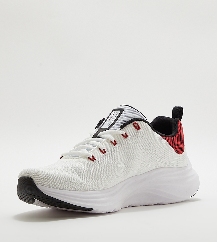 VAPOR FOAM Logo Detail Lace-Up Running Shoes