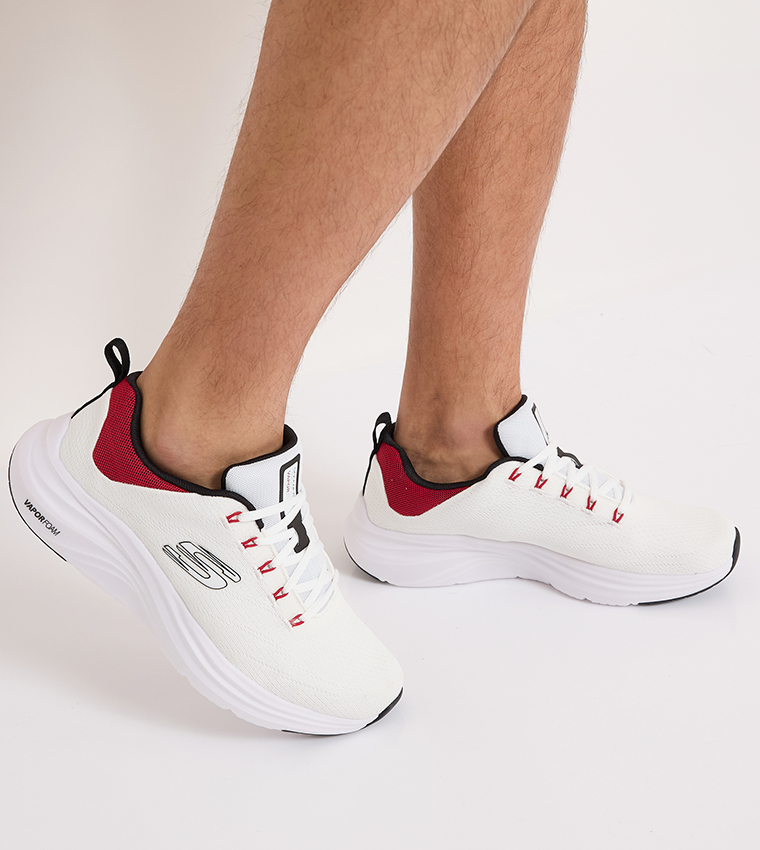 VAPOR FOAM Logo Detail Lace-Up Running Shoes