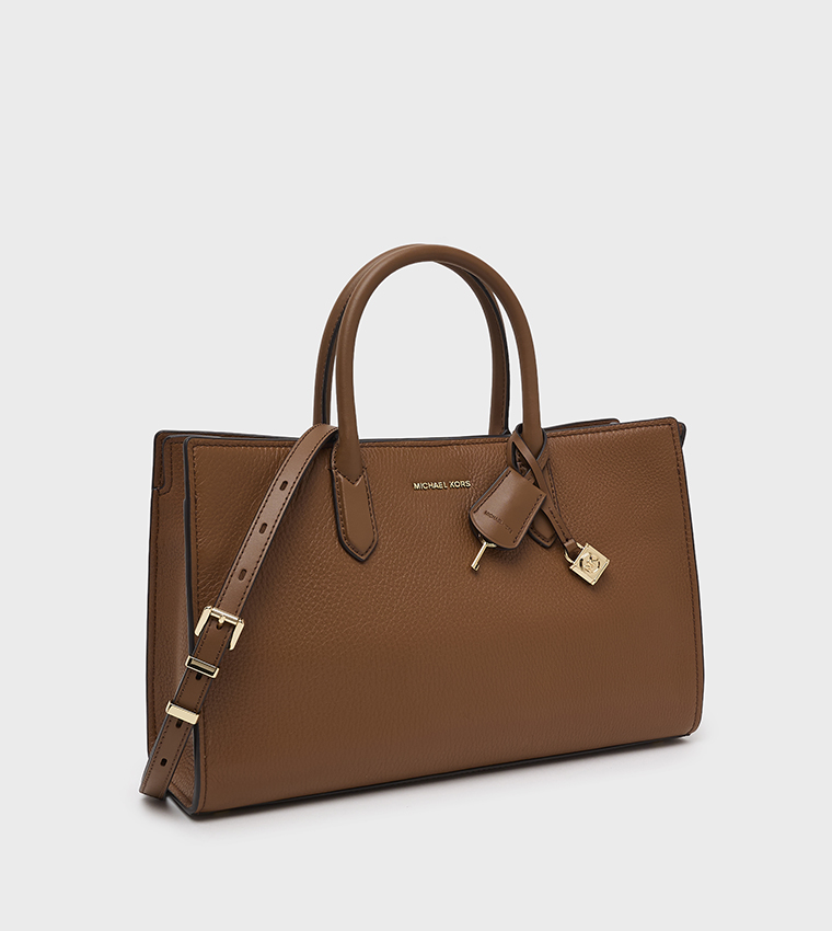 SCARLETT Textured Zip Closure Handheld Bag