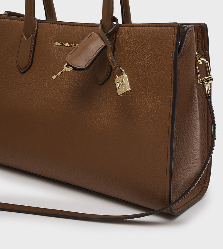 SCARLETT Textured Zip Closure Handheld Bag