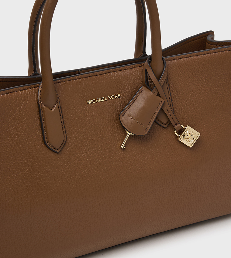 SCARLETT Textured Zip Closure Handheld Bag