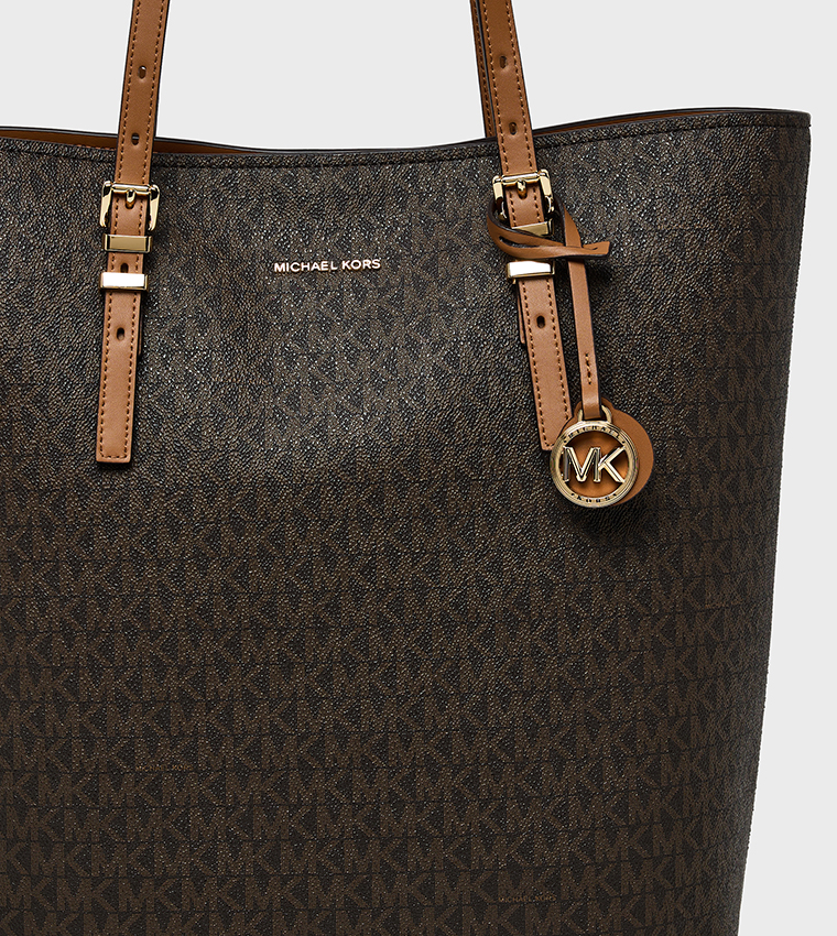 QUINN Monogram Patterned Tote Bag