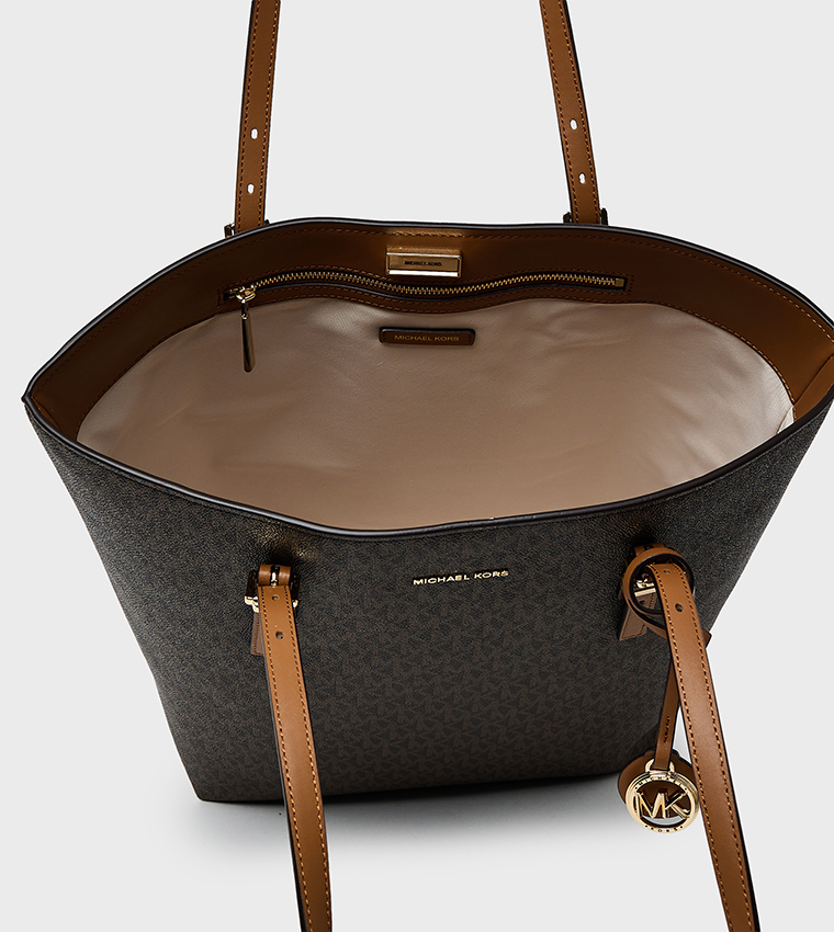 QUINN Monogram Patterned Tote Bag
