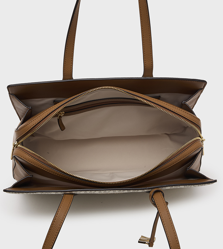 LAILA Monogram Patterned Shoulder Bag